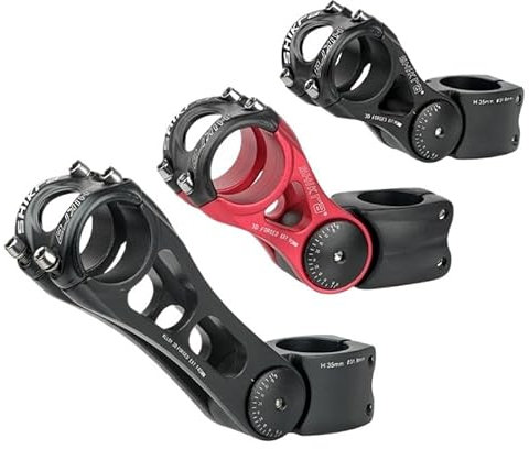 WANGBINGXING Fahrrad Lenkervorbau 1 Pcs Power Fahrrad Lenker Vorbau Straße Mountainbike Tisch 90/110/145mm Stange Verstellbaren Vorbau 31,8 25,4 Fahrrad Vorbau(Color:25.4X28.6x145 Red)