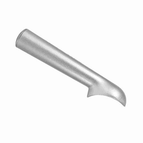 Aluminum Alloy Ice Cream Scoop, Antifreeze Ice Cream Spoon with Comfortable Handle, for Home Kitchen Dessert Shop Cafe (Silver)