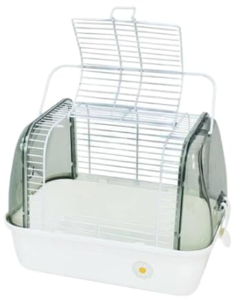 Fzaqwen CAGA de Hamster HABLSTER Hábitat de de de Pájaros Transpirable Caja de Transporte de Animales Pequeños Portátiles para Ratones Hedge