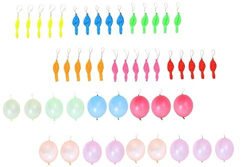 TOYANDONA 50pcs Funny Balloon Decor Latex Balloons Boys and Girls Punch Party Game Outdoor Indoor