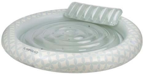 Flamingueo Materassino Gonfiabile - Gonfiabile Mare, Gonfiabili Piscina, Materassino Mare, Lettino Mare, Accessori Piscina (204 x 204 x 52 cm)