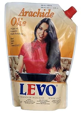 Aceite de cacahuete 500 ml para wok y frituras, alto punto de humo, sabor suave, ideal cocina asiática y salteados