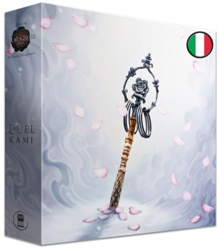 Asmodee Ludus Magnus Studio Black Rose Wars: Duel - Kami, Fantasy Strategi och Combat brädspel, 2–4 spelare, 10+ år, italiensk utgåva