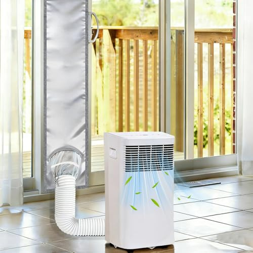 Sliding Door Ac Vent Kit,98 Inch ac Seal Kit for Portable Air Conditioner