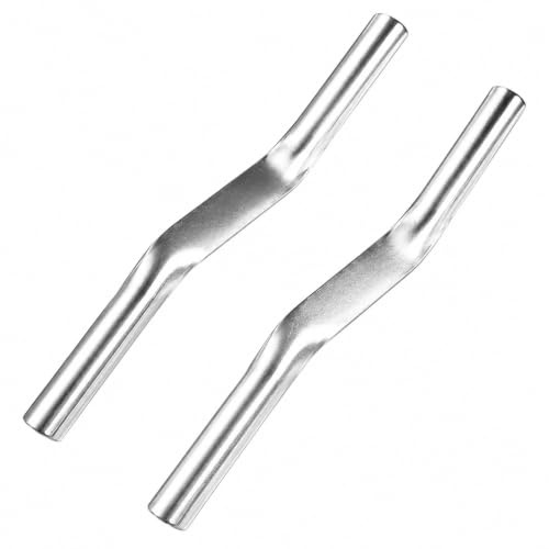 2 PCS Brick Jointer, Stainless Steel Silver 1/2inch X 5/8inch Pointing Trowel, for Masonry Bricklaying Repointing Tiling Professional Construction, Brick Pointing Tool for Builders DIY Masons