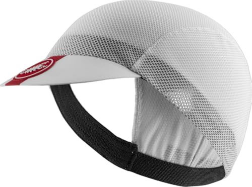 CASTELLI Unisex A/C cycling cap, Weiß, Einheitsgröße EU