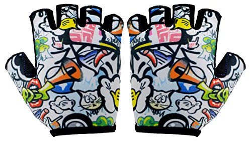 BESPORTBLE Fahrradhandschuhe Kinder Fingerlose Handschuhe Stoßfeste Atmungsaktive Sporthandschuhe Outdoor-REIT-Halbfingerhandschuhe für Das Training von Fitnesszubehör