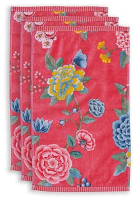 PiP Studio Gästehandtücher Good Evening Coral UV UV 30x50 Set a 3