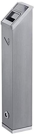 KDOQ Outdoor/Indoor Mülleimer Wandmontierter Aschenbecher Edelstahl Aschenbecher Raucherbereich Aschensammeleimer Outdoor Hotel Garten Zigarettenstummel Fass Outdoor oder Gewerbliche Nu