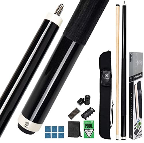 Collapsar Billard-Stick, 2 Stück, 147,3 cm Billardtisch-Zubehör, 540-590 ml Pool-Queue-Set