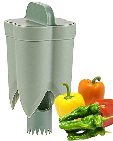 Fukamou Paprika Entkerner | Werkzeuge Zum Entkernen Für Tomaten, Pfeffer, Gurken | Professionelles Werkzeug Für Und Gemüse | Küchenzubehör Küchenhelfer Gadget