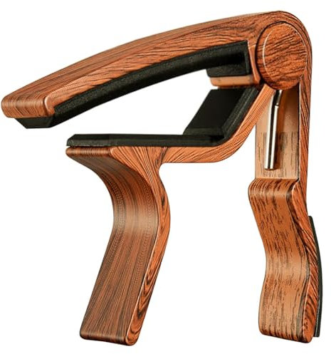 Junlego Guitar Capo for Acoustic and Electric Guitar, Ukulele With Rosewood