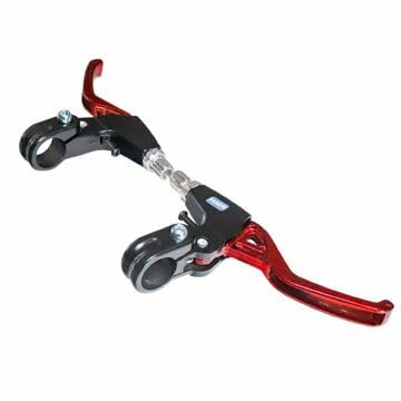 HMParts Performance Set leva freno Re/Li rosso per Pocket Bike Mini Cross 2 tempi