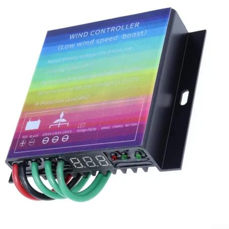SPORTARC Wind Power Regulator, MPPT Wind Turbine Generator Controller, Windmill Generator Charge Controller, DC12V/24V, IP67 Waterproof (800W)