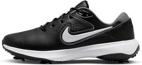 Nike Victory Pro 3 - Zapatos de golf para hombre (anchos) (DX9028-003, negro/gris frío/blanco), Negro/Blanco-Gris humo, 43 EU