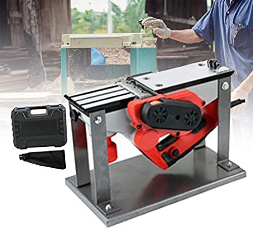 Raboteuse électrique universelle portative, raboteuse de menuiserie réglable pour outil de travail du bois, roulement silencieux, moteur haute puissance, avec sac sous vide, convient à la ma
