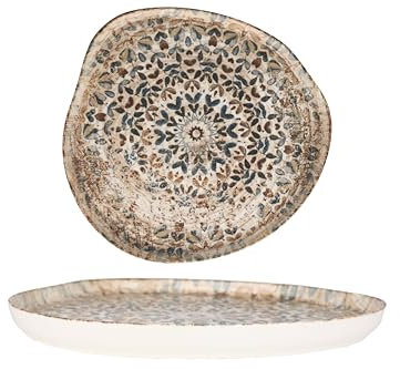 Rinart Dinner Plates - Aztec - Porslin - 30 cm - set om 6