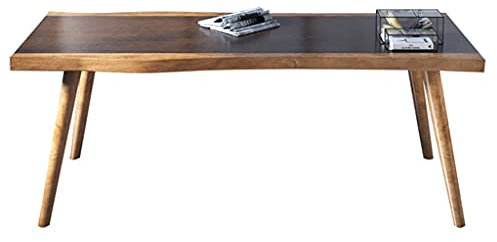 GIAKOO Computertisch, Massivholz-Computertisch, Home-Office-Lernarbeitsplatz, Tisch im gespleißten Holzstil, (100 x 50 x 75 cm)