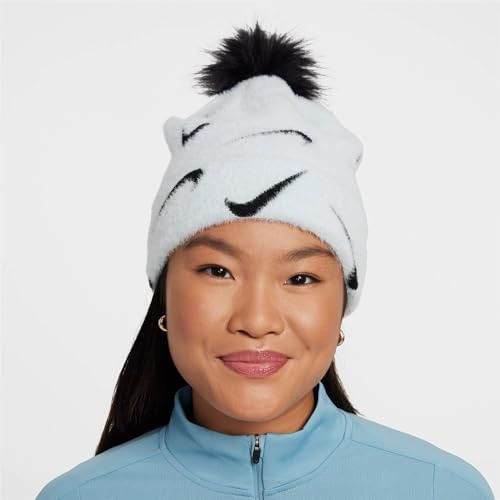 Nike Unisex Kinder Beanie Nike Peak Beanie mit Bommel für Ältere Kinder