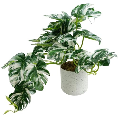 Leaf Plantes Monstera artificielles en Pot