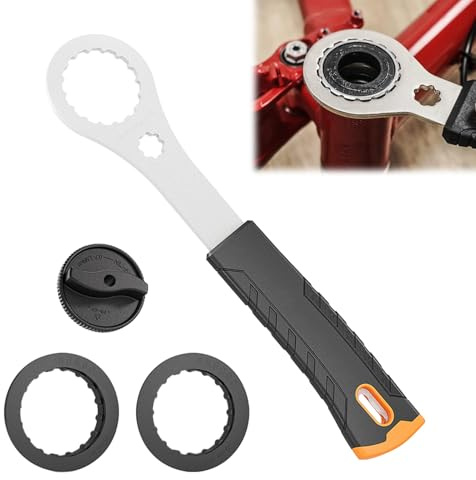 NAJILI Hollowtech2 Werkzeug Centerlock Schlüssel Fahrradwerkzeug, extra Langer Rutschfester Griff Universal 4mm Stahlwerkzeug 290cm fur Tretlager Innenlager und Bremsscheiben