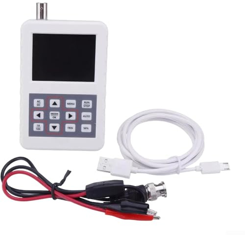 Osciloscopio digital DSO PRO, mini osciloscopio portátil USB de mano de 5 m de ancho de banda de 20 MS/s, recargable, con almacenamiento de forma de onda (PRO)