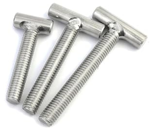 M4-M16 304 Edelstahl T-förmige Schweißschrauben Nagelbolzen Hammerkopfschraube for Rutschenschienen-Gehrungsschienen(M10 (1pcs),110mm)