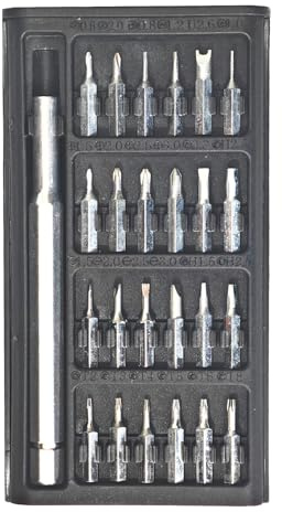24 in 1 Precision Screwdriver Set, Mini Repair Tool Kit with Torx for Phone, MacBook, Computer, Watch, Laptop, Ring Doorbell, Eyeglass, Electronic, Screw Driver, DIY & Tools, Small Gift for Men