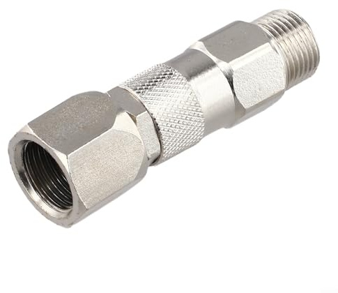 Junta giratoria de manguera de metal de 38 pulgadas para conector sin aire para pulverizador de pintura con rotación de 360 grados para mantener el movimiento y la estabilidad de la manguera