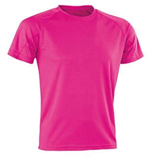 Spiro Maglietta a Maniche Corte Aircool - Uomo (XL) (Fucsia)