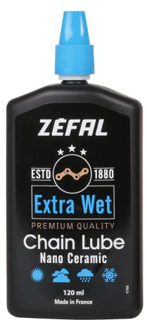 Zefal Unisex extra våt keramisk kedjelube, svart, 120 ml