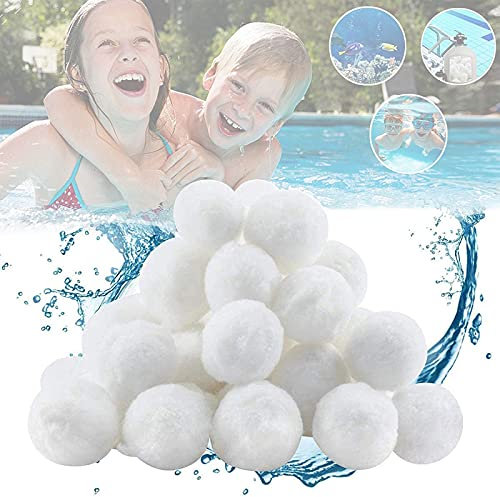 GJXJY Filterbälle für Sandfilteranlagen Tolle Filterwirkung, Umweltfreundlicher Ersatz, Langlebig Wiederverwendbarer Poolreiniger für Pool Glas-und Sandfilteranlage