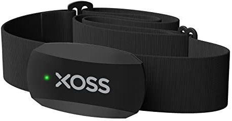 XOSS X2 Herzfrequenzmesser Pulsgurt Bluetooth ANT+, Herzfrequenz Sensor mit Brustgurt EKG Genau IP67 Wasserdichter, Kompatibel mit Strava, Peloton app, Elite HRV, Rouvy, Adidas Run, Kinomap