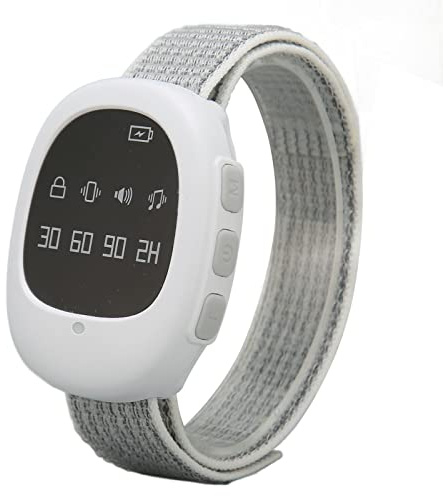 Focket Alarme sans Fil pour l'énurésie, Alarme Rechargeable pour l'énurésie et Montre pour la propreté avec Son et Vibration, détecteur de Pipi pour Les Enfants et Les Personnes âgées