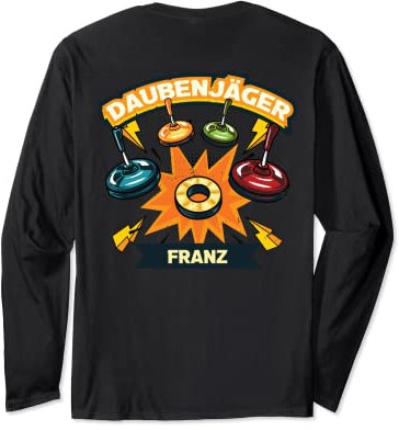 Daubenjäger Franz Stockschütze Asphaltstock Stocksport Langarmshirt