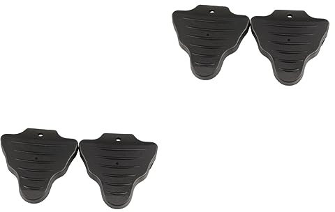 Hemobllo 2 Paar Cleats Für Pedalplattenabdeckungen – Design Für Fahrradschuhe Selbstsichernde Cleat-abdeckungen