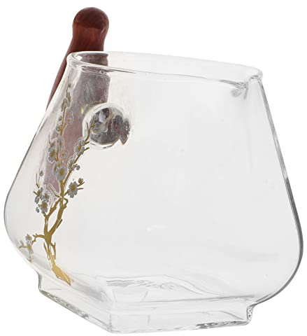 Garneck Salsera De Vidrio Con Mango De Madera Taza Para Té Y Salsa Para Aderezo De Ensaladas Salsas Frías Y Calientes Cocina Occidental