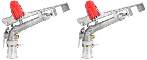 TOPINCN Schlagsprinkler für den Garten, Gartenbewässerungszubehör, Drehbarer Armsprinkler mit 1,5 Zoll DN40-Innengewinde für Effiziente Bewässerung
