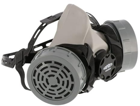 AIRPRESS - Mascarilla antipolvo PPE 3 A filtro 2 piezas - mascariolla pintura