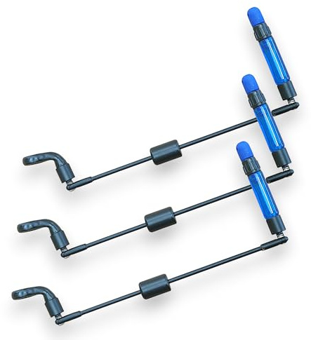 TJRS Bissanzeiger, Swinger, Karpfenangeln, Ausrüstung für Bissanzeiger und Banksticks, Blau, 3 Stück