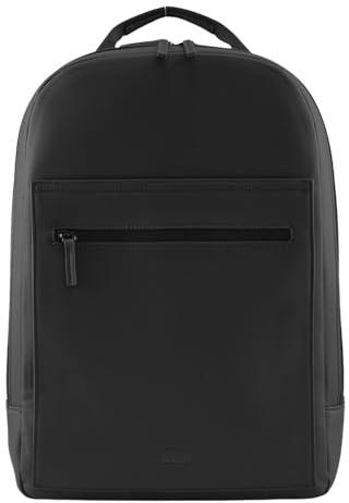 JOST Laptoprucksack Freizeitrucksack mit Laptopfach Halmstad Backpack Black schwarz