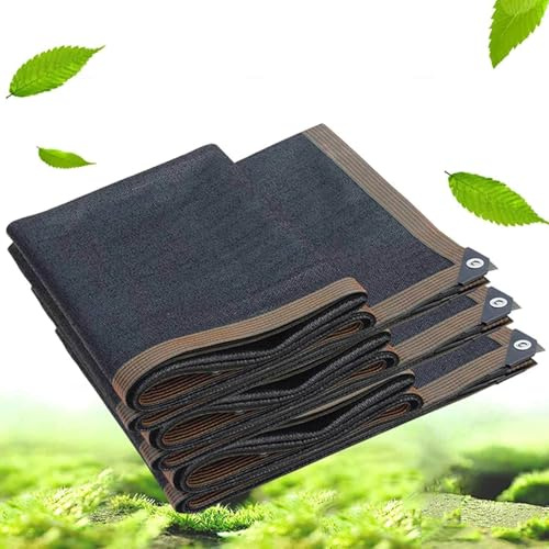 KSQP Rete Ombreggiante 6x6 4x10 Vela Ombreggiante Rettangolare Telo Ombreggiante Reti Ombreggianti da Esterno 90% Rete di Protezione UV per Giardino Esterno Terrazza Tetto,black-3x6m