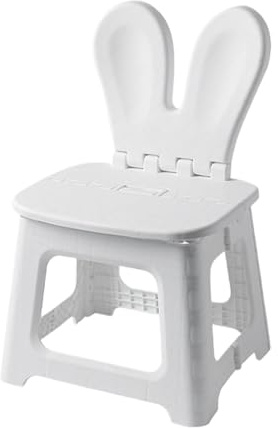 Tritthocker – Stuhl für Stabilität, mobile Sitzhocker mit Rückenstütze | Kinder – freundliche Möbel für Reisen und den Alltag, praktischer Minihocker für L