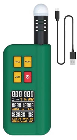 Rilevatore Ambientale Integrato Misuratore Di Rumore Igrometro Termometro Valore Di Pressione Barometrica Test Di Altitudine Ampia Gamma Di Applicazioni