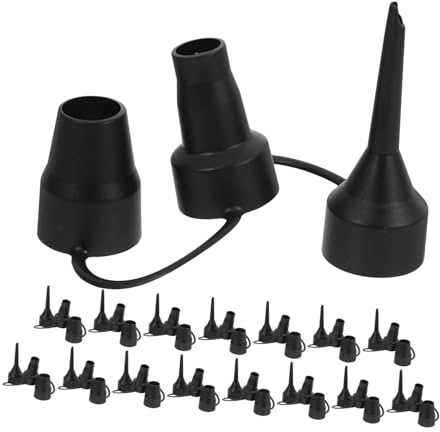 SUPVOX 16pcs Plastic Air Pump Replacement Nozzles for Inflatables Air Mattress Nozzle Attachments for Pool Floats Sofa Camping Lightweight Compact Valve Adapters with Airtight Seal