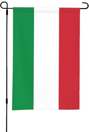 Bandera italiana con impresión de bandera grande para exteriores, bandera de dos caras para exteriores con diseño de impresión completa