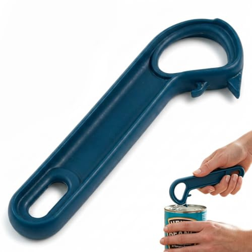 Ring Pull Can Opener Aid, Easy Grip Tin Opener for Seniors and Arthritic Hands, Manual Pop Top Soda Pet Food and Beer Can, Practical Ring Pull Opener for Arthritis Seniors Parkinsons Aids Gifts
