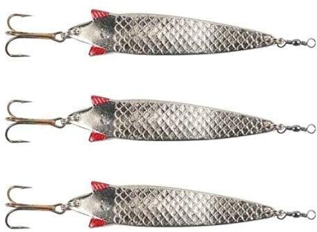FFT® 3 x 24 g Tobie Toby – Cucharilla Spinner señuelo mar caballa bacalao Pike pesca