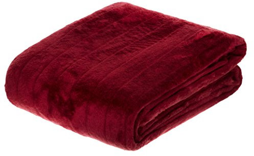 Brandsseller Felldecke Kuscheldecke Nerzfelloptik - 150 x 200 cm | 1150g - Rot