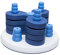 TRIXIE Hundespielzeug Intelligenz Dog Activity Strategiespiel „Flower Tower“ – Anspruchsvolles Intelligenzspielzeug für Hunde zur Beschäftigung, ø 30x13cm – 32000